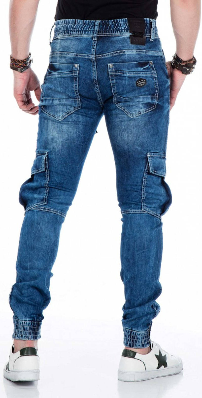 Cipo & Baxx Men's Jeans CD446 New Trousers Slim Fit Narrow Leg Denim ...