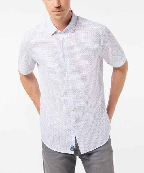 Pierre Cardin Herren Freizeit Hemd Kurzarm Shirts 53915/000/27577